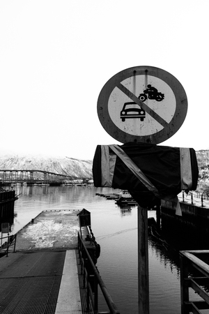 TromsÃ¸  Port Quayの写真素材