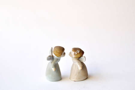 Two Little Angelの写真素材