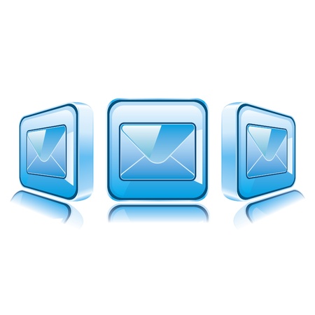 Application icons for Smart Phone isolated on white background  Messagesのイラスト素材