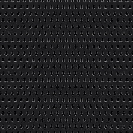 Seamless dark metallic Christmas backgroundのイラスト素材