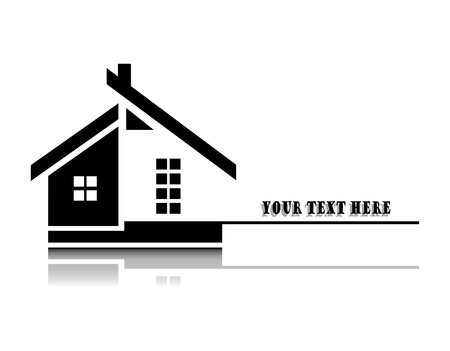 illustration of home on white backgroundのイラスト素材