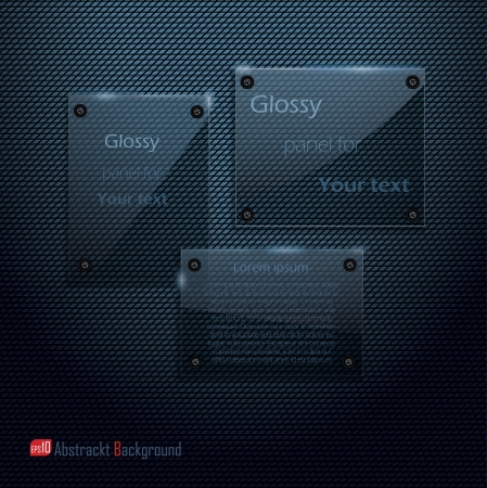 Abstract glass panels  Vector illustrationのイラスト素材