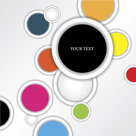 Abstract circles backgroundのイラスト素材