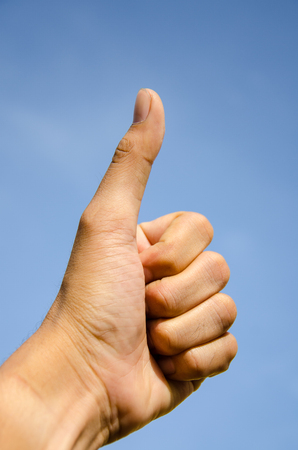 thumbs upの写真素材