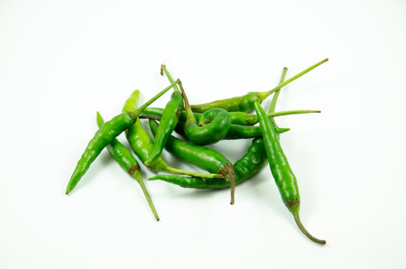 Thai Green Chiliの写真素材