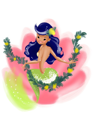 Mermaid Swingの写真素材