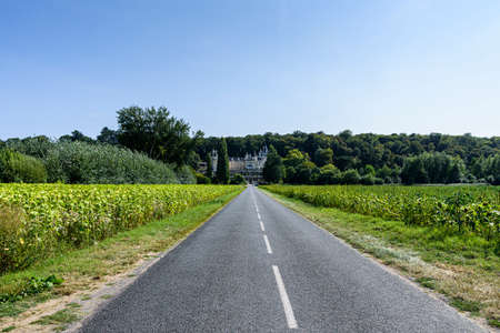 panoramic view of the palace and its surroundings on a sunny dayのeditorial素材