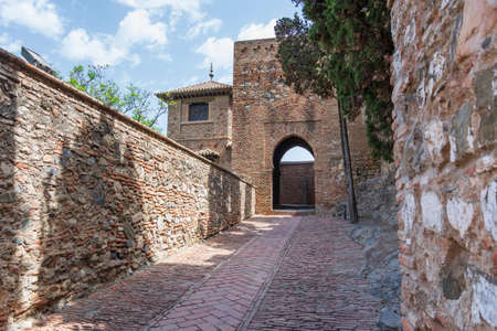 view of the typical entrances to the fortificationsのeditorial素材
