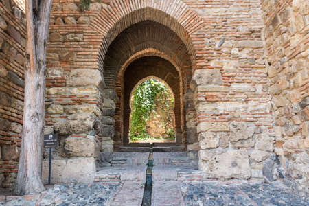 view of the typical entrances to the fortificationsのeditorial素材