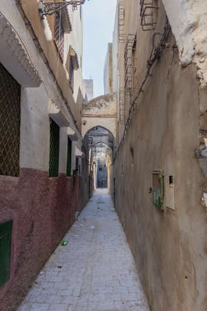 view of its wonderful streets in the old part of the cityの写真素材