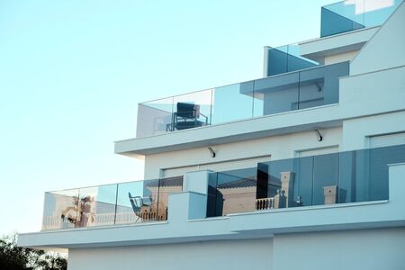 newly built modern residentialの写真素材