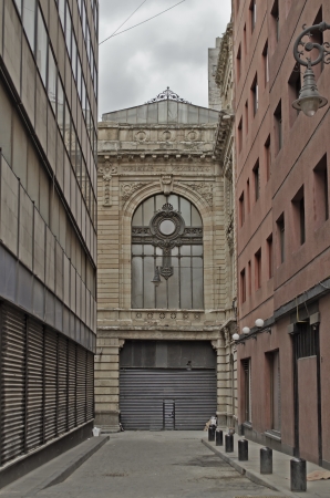 Alleyway and buildings in México Cityのeditorial素材