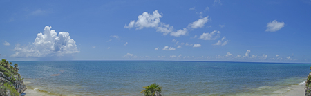 Mexico Beach Panoramicの写真素材