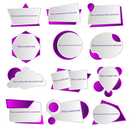 Creative color template for textのイラスト素材