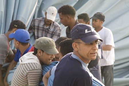 LUXOR, EGYPT - MAY 25: We take a balloon ride over The Nile Valley and The Valley Of The Kings at...
