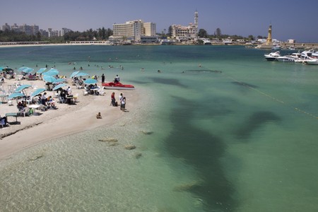 ALEXANDRIA, EGYPT - MAY 30: We take a closer look at Alexandria's city life on MAY 30, 2008, as it's the second-largest city in Egypt, the country's largest seaport and an important tourist resort.のeditorial素材
