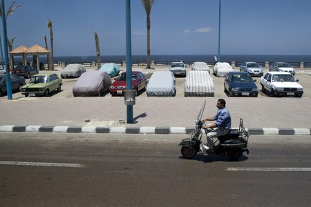 ALEXANDRIA, EGYPT - MAY 30: We take a closer look at Alexandria's city life on MAY 30, 2008, as it's the second-largest city in Egypt, the country's largest seaport and an important tourist resort.のeditorial素材