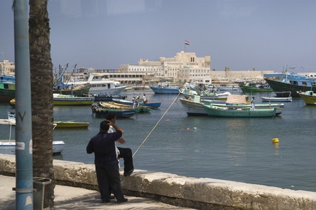 ALEXANDRIA, EGYPT - MAY 30: We take a closer look at Alexandria's city life on MAY 30, 2008, as it's the second-largest city in Egypt, the country's largest seaport and an important tourist resort.のeditorial素材