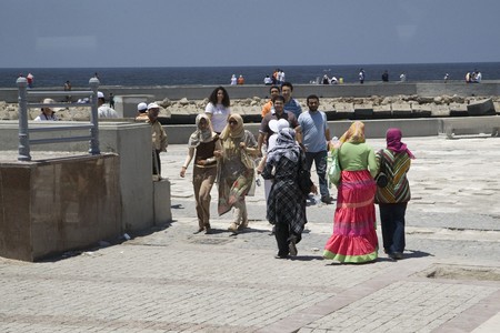 ALEXANDRIA, EGYPT - MAY 30: We take a closer look at Alexandria's city life on MAY 30, 2008, as it's the second-largest city in Egypt, the country's largest seaport and an important tourist resort.のeditorial素材