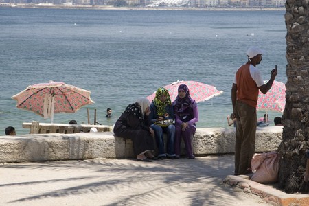 ALEXANDRIA, EGYPT - MAY 30: We take a closer look at Alexandria's city life on MAY 30, 2008, as it's the second-largest city in Egypt, the country's largest seaport and an important tourist resort.のeditorial素材