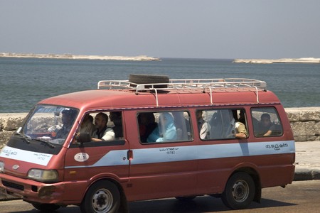 ALEXANDRIA, EGYPT - MAY 30: We take a closer look at Alexandria's city life on MAY 30, 2008, as it's the second-largest city in Egypt, the country's largest seaport and an important tourist resort.のeditorial素材