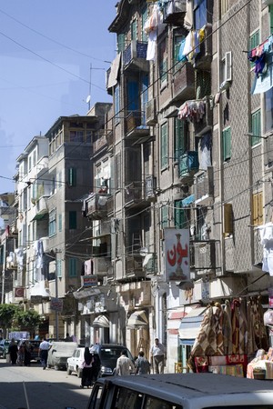 ALEXANDRIA, EGYPT - MAY 30: We take a closer look at Alexandria's city life on MAY 30, 2008, as it's the second-largest city in Egypt, the country's largest seaport and an important tourist resort.のeditorial素材