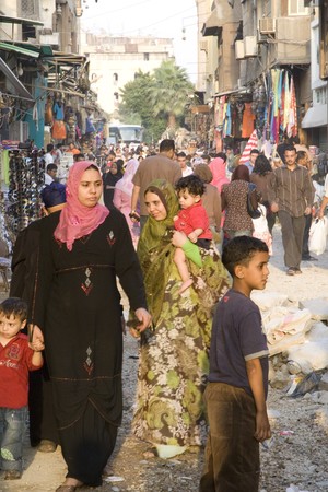 CAIRO, EGYPT - MAY 31: We take a closer look at Cairo's Khan El-Khalili Bazaar life on MAY 31, 2008, as this shopping area dates back to 1382.のeditorial素材