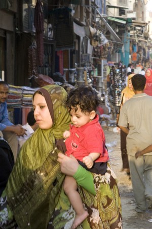 CAIRO, EGYPT - MAY 31: We take a closer look at Cairo's Khan El-Khalili Bazaar life on MAY 31, 2008, as this shopping area dates back to 1382.のeditorial素材