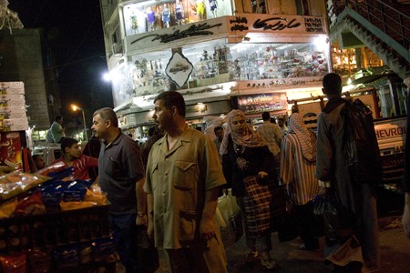 CAIRO, EGYPT - MAY 31: We take a closer look at Cairo's Khan El-Khalili Bazaar life on MAY 31, 2008, as this shopping area dates back to 1382.のeditorial素材