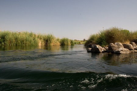 ASWAN, EGYPT - MAY 27: We take a closer look at life on Nile River on MAY 27, 2008, while having a...