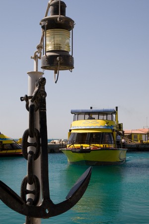 Beautiful coral reef in turquoise clear water of the Red Sea near Hurghada, Egypt
