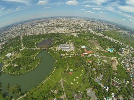 Bird's Eye View over Bucharest
