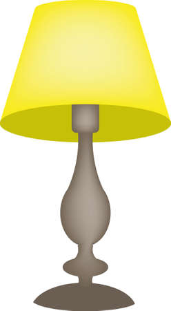 Vector Table lampのイラスト素材