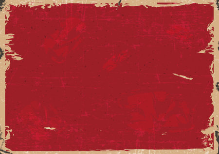 Old Retro Vintage Wallpaper Vector Illustrationの写真素材