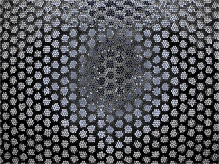 Illustration of abstract metall netの写真素材
