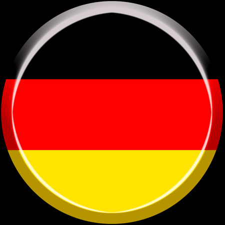 germany flag buttonのイラスト素材