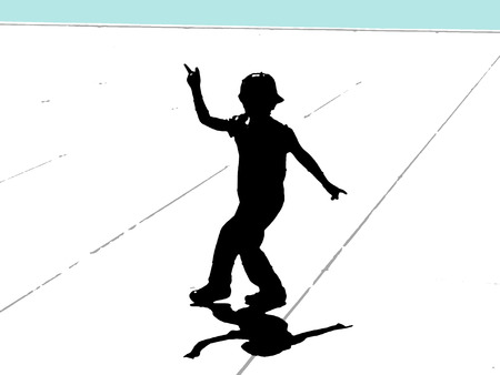  small dancer on stage                                   のイラスト素材