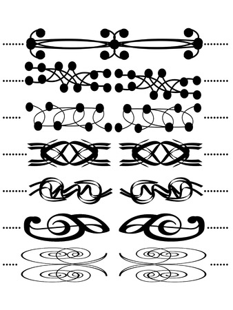 design elements different stylesのイラスト素材