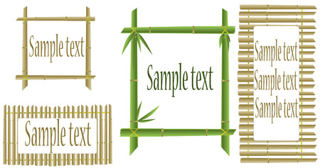 bamboo framesのイラスト素材