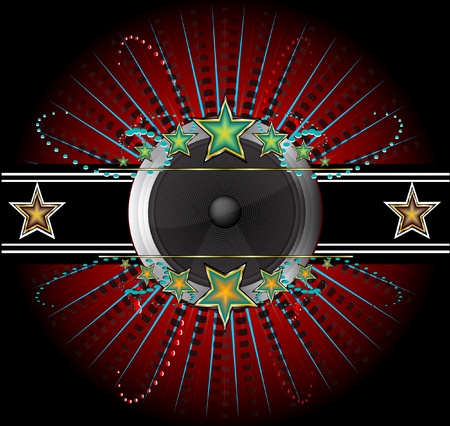 Abstract Disco backgroundのイラスト素材