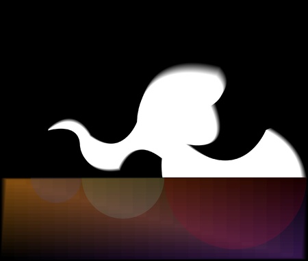 abstract bird illustrationのイラスト素材