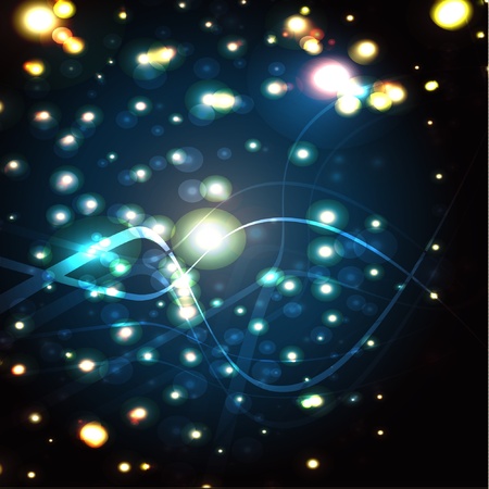 stars background with ways in cosmosのイラスト素材