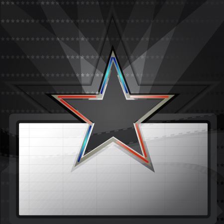 show banner on dark background  のイラスト素材