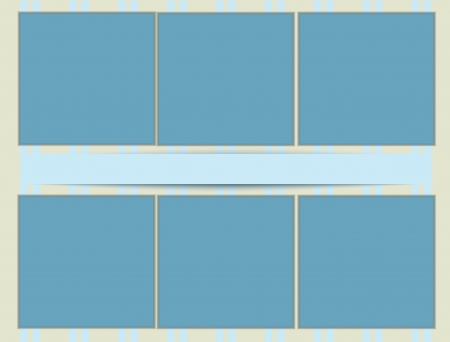 gallery with empty framesのイラスト素材