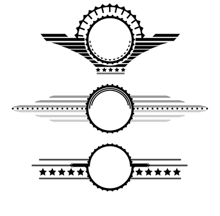 Wings illustrationのイラスト素材