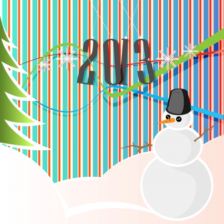 snowmanのイラスト素材