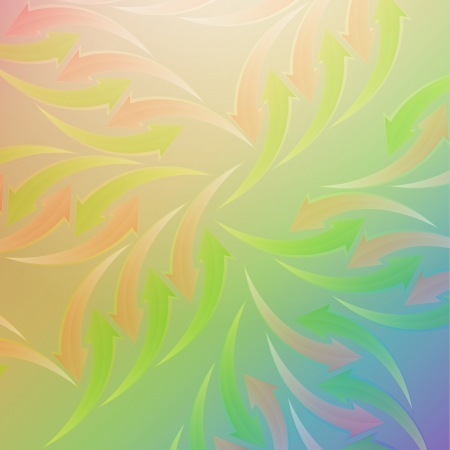 arrows rainbow nature  background のイラスト素材