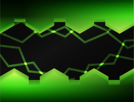green background wiresのイラスト素材