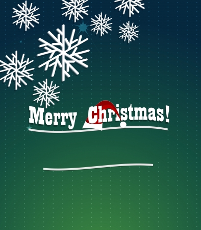 Christmas Greeting Card  Merry Christmas lettering のイラスト素材