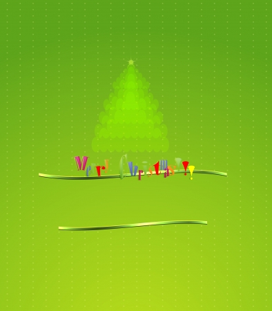 Christmas Greeting Card  Merry Christmas lettering のイラスト素材